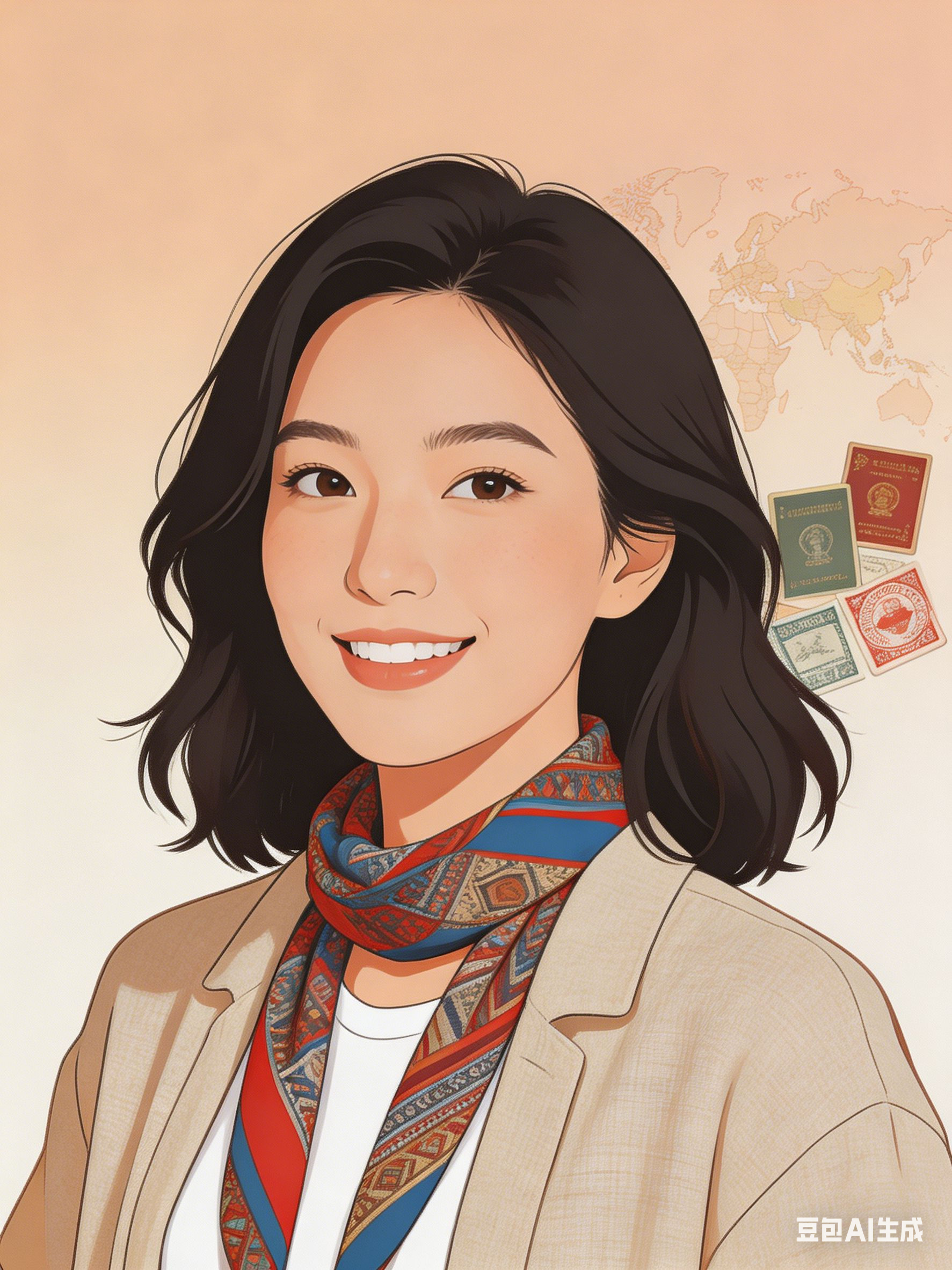 共情学姐头像